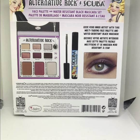 The Balm Cosmetics Alternative Rock Vol.1 Face Palette + Scuba Blk Mascara - Picture 5 of 5